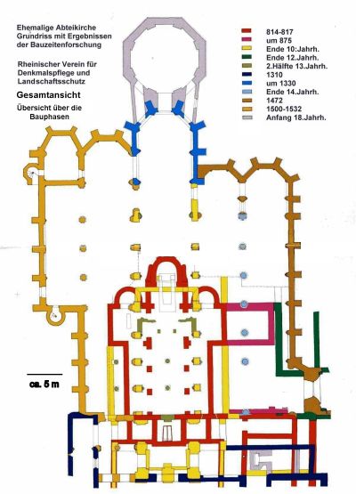 Grundriss mit allen Baustufen